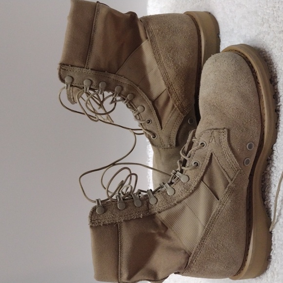 Men's Rocky Tan Military Hot Weather Army Combat Boots Size 11.5W - Picture 13 of 15